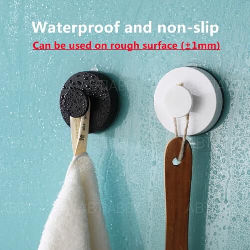 Strong Vacuum Suction Cup Hooks Punch-free Reusable Towel Holder Robe Hook For Kitchen Bathroom Home Accessories