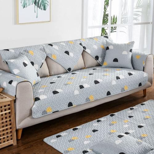 1 Pcs Cotton Non-slip Sofa Seat Cover for Living Room Removable Sofa Covers Mats Cushion Runners Slipcovers Home Decor