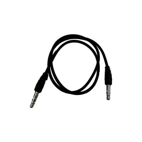 500pcs/lot Wholesale 50cm 3.5 mm pin to 3.5 mm pin stero audio cable Headphone Jack Black color Free Shipping