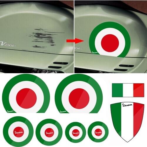 Motorcycle Decal Flag Stickers Case for PIAGGIO VESPA GTS GTV LX LXV SPRINT 50 125 150 200 250 300 300ie Decals