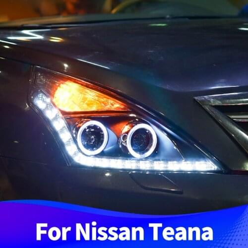 Headlight Assembly For Nissan Teana 2008-2013 LED DRL Halogen Turn Signal Xenon Low Beam High Beam