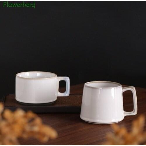 Ceramic Porcelain Coffee Mug Kiln Change Office Water Cup Japanese Breakfast Cup Milk Cup Coffee Cup Mugs Coffee Cups Coffeeware