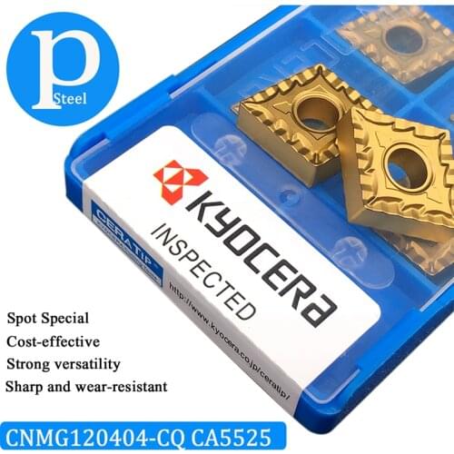 10PCS CNMG120404 CQ CA5525 100% Original Carbide Inserts For Steel CNMG High Quality Machining Turning Tool CNC Lathe Tools