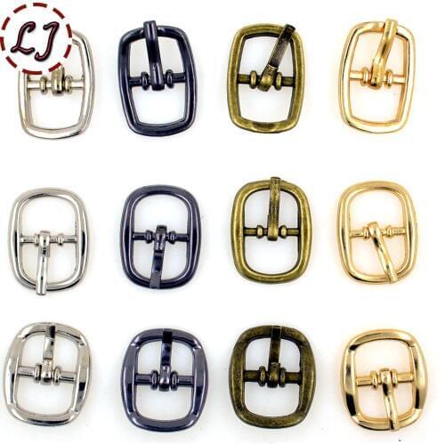 New arrived 50pcs/lot silver bronze small width 9mm oval round alloy metal shoes bag Belt Buckles DIY Accessory Sewing