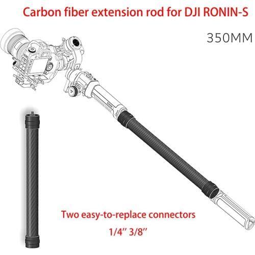 New Arrival Handheld Gimbal Extension Stick Rod pole/ Carbon fiber extension rod for DJI RONIN-S Gimbal Accessories
