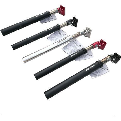 ZOOM Seatpost Mountain Bicycle Seat post Suspension tube MTB Road Bike seat post adjust for 27.2/30.8/31.6 * 350mm Bike parts