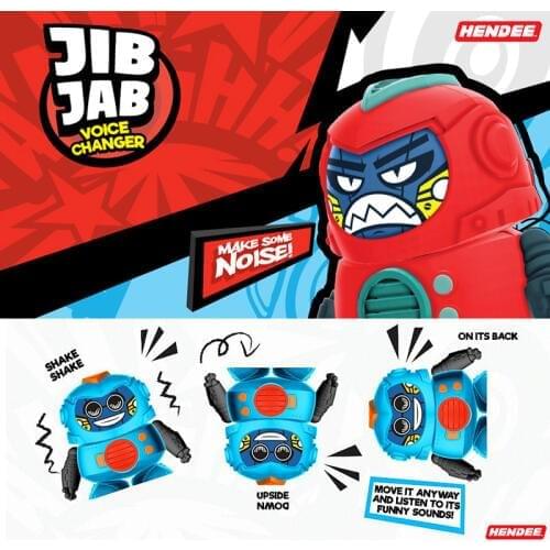Helic Max 3 Modes Voice Changing Robot Distortion Voice Robot Toy with 3 Changeable Faces Parent-Kid Interactive Game Play