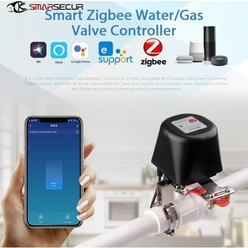 Smart Home Tuya APP Manipulator Ball Valve Smart Robot Water/air Valve Remote Control Compatible with Alexa Google Assistant