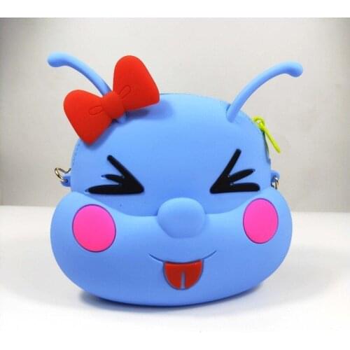 1 pcs silicone crossbody messager bag for girls