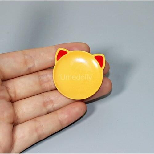 Cute Mini 1/6 Scale Dollhouse Miniature Cat Dish Pretend Play Kitchen for Barbies BJD Doll Food Toy Accessories