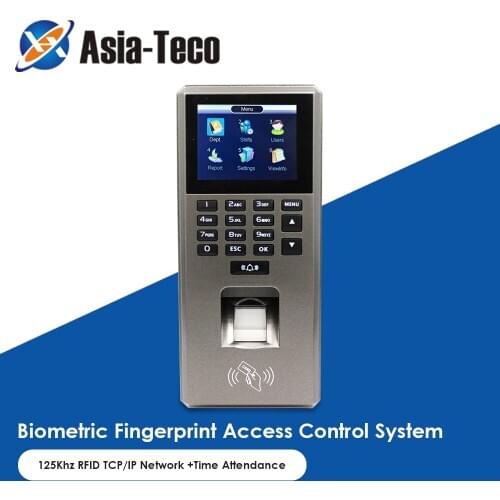 2.4inch TCP IP/USB Fingerprint Time Attendance Recorder Employee ID Card With RFID Keypad Fingerprint Access Control System
