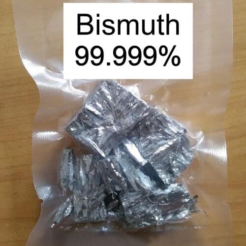 100g High pure 99.999% Bismuth Metal Bismuth ingot