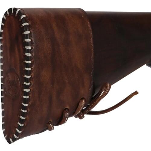 Tourbon Hunting Gun Accessories Shotgun Gun Buttstock Recoil Pad Leather Rifle Cheek Rest Piece Slip-on Gun Protector Shooting