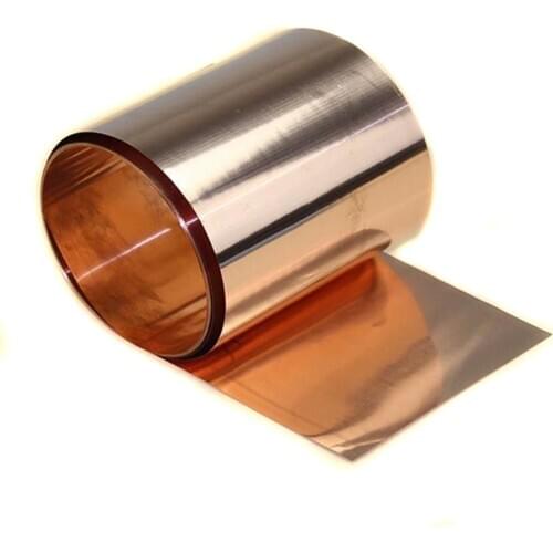 1pc New 99.9% Pure Copper Cut Metal Sheet Foil Roll Tape 0.1*100*1000mm 33ft 39"