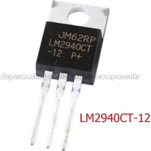 10PCS LM2940CT-12 12V LM2940 LM2940CT-5.0 5V PMIC - Voltage Regulator - Linear/voltage Regulator IC TO-220