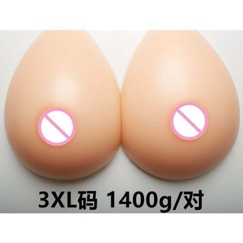 1400g/pair E Cup Natural Silicone Breast Forms Enhancer Swimsuit Pad Mastectomy Boobs artificial breast vagina for crossdresser