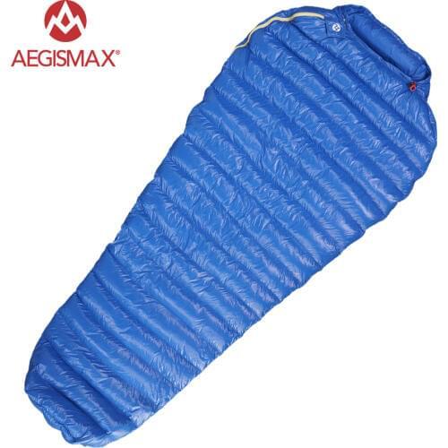 Aegismax Outdoor Camping Ultralight Mummy 95% 800FP Goose Down Sleeping Bag Spring Autumn Winter Tent Light weight Sleeping Bags