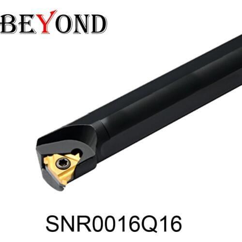 BEYOND SNR SNR0016Q16 SNL0016Q16 Threading Turning tool holder 16mm lathe tools Boring Bar Carbide inserts CNC SNR0016 16IR AG60