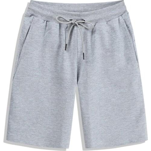 Mens Summer Breeches Shorts Cotton Casual Breathable Sportswear Jogger Male Drawstring Elastic Oversized Clothing Homme