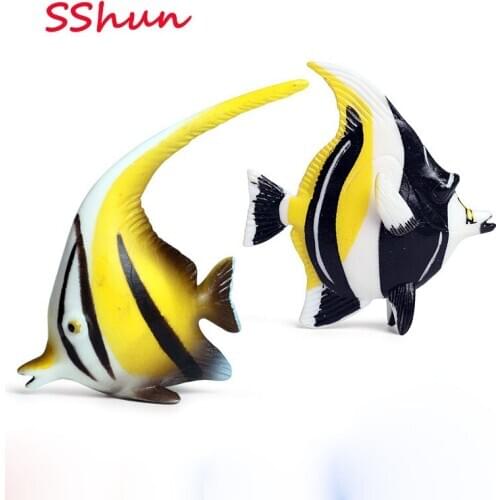 Angelfish Children toy simulation marine underwater creature model tropical fish fish freshwater deep sea