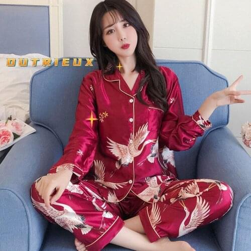 Женские пижамы с длинным рукавом DUTRIEUX China At AliExpress