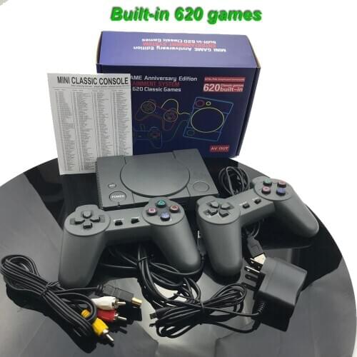 2020 Mini Super Retro Video Game Console Controller Built-in 620 Games AV-out 8 Bit Family TV Dual Gamepad