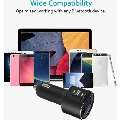 MP3 Player Car FM Transmitter Dual USB Charger Bluetooth Radio Adapter Popular Brand New Useful