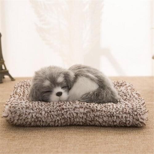 Stuffed Toys Lovely Simulation Animal Labrador/Husky Doll Plush Sleeping Dogs Toy Kids Toy Decorations Birthday Gift Children