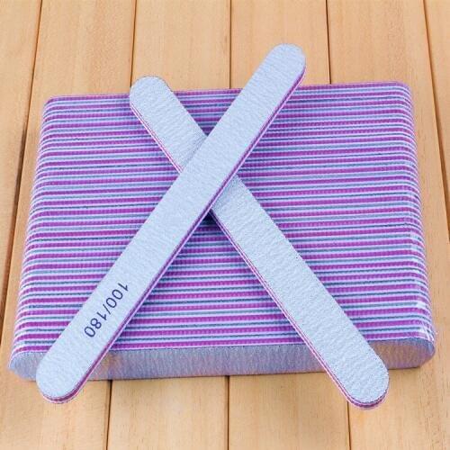 Wholesale professional nail sand buffer 100/180 Nail Care Tools EVA nail file manicure pedicure Buffer 500pcs/lot free shipping