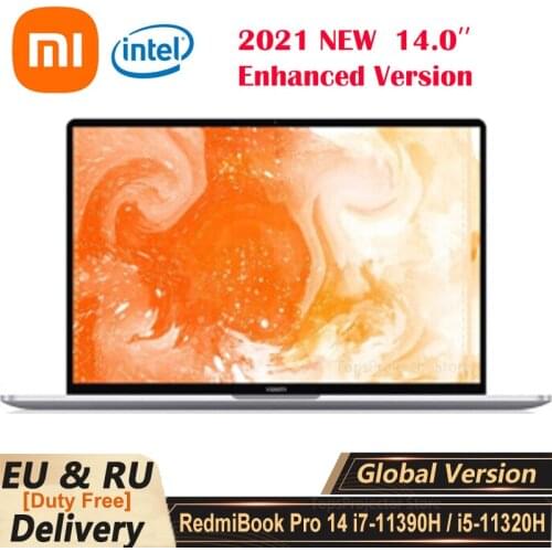 Xiaomi RedmiBook Pro 14 Laptop Enhanced Version i7-11390H/i5-11320H 16GB+512GB Notebooks 2.5K Retain Screen Slim Win10 Computer