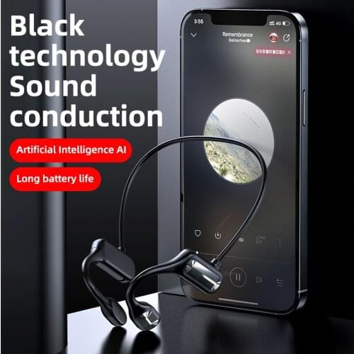 The New Wireless Bone Conduction Bluetooth Headset Stereo Hanging Ear Sports Headset For Apple, Huawei, Android