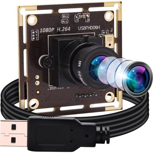 OEM ELP 2 megapixel 2.8mm lens full HD 1080P Mjpeg YUY2 H.264 OTG UVC low illumination mini micro android external usb camera