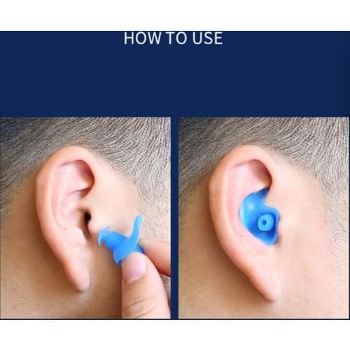 Professional Silicone Ear Plug for Swimmer Swimming Earplug Comfortable Waterproof Reusable for Snorkeling Showering Dropshippin