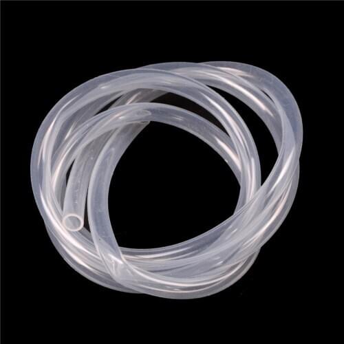 Transparent 1Meter Food Grade Flexible Hose Silicone Tubing Tube 5-10mm Inner Diameter