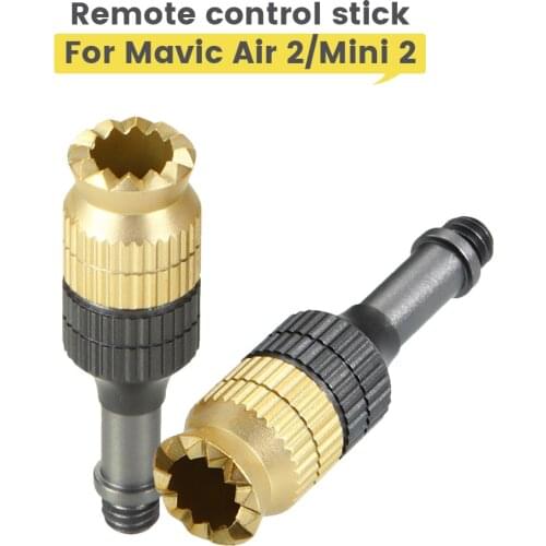 Remote Control Stick Aluminum Alloy Smart controller Extended Replacement Upgrade for DJI Mavic Air 2 /Mini 2 Drones Accessories