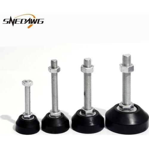 Level Adjustment PVC Foot Cup 40MM/50MM Base Furniture Support Legs Adjustable Anti-skid Directional Foot Base