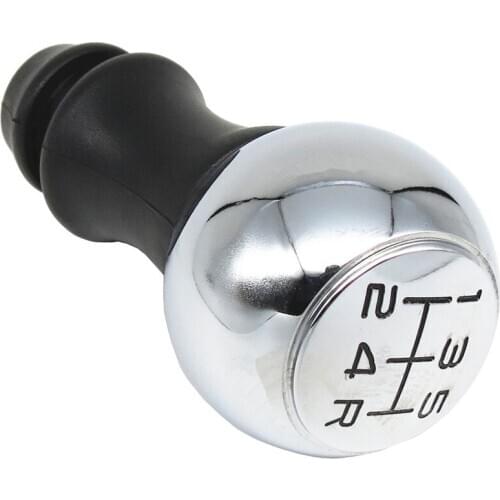 FaroeChi 5 Speed Stainless Steel Manual Gear Shift Knob VTS Sports Lever HandBall For Peugeot 106 206 306 406 107 207 307
