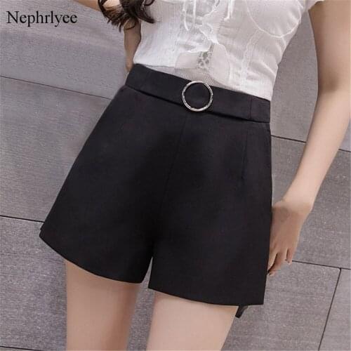 2021 High Waist Chiffon Shorts Summer New Womens Shorts Elegant Fashion A Line Short Solid Girls Wide Legged Shorts SHT138