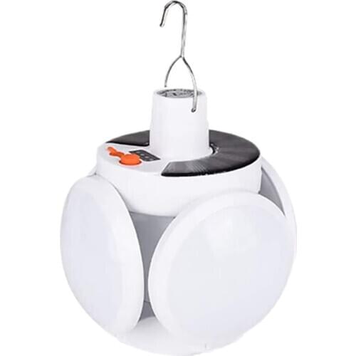 Solar Camping Folding Lights, Waterproof Super Bright LED Pendant Lights, Safety Lights for Outdoor Emergency Lighting