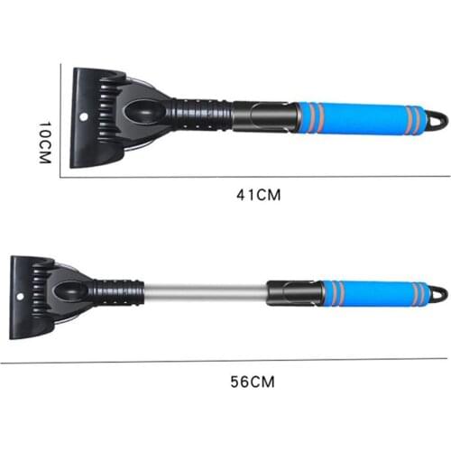 Car Window Windscreen Windshield Snow Clear Car Ice Scraper With Gloves Snow Remover Shovel Deicer Spade Scraping Tool