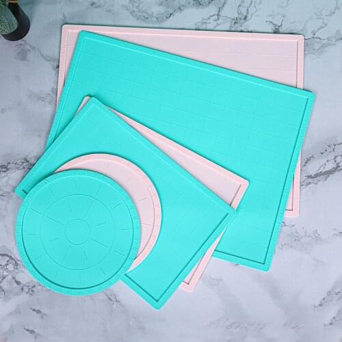 Heat Insulation Coaster Pads Silicone Pads Rectangle Round Table Bowl Mats Home Decorations Heat-Resistant Soldering Station