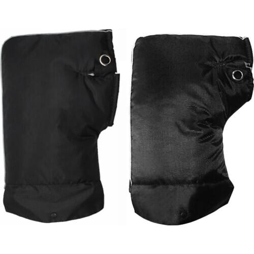 Thickened Motorcycle Handlebar Covers Winter Warm Enlarged Space Cotton Glove Windshide Universal Electric Car Handlebar Gloves