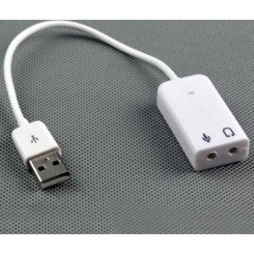 New Sienoc USB 2.0 Virtual 7.1 Channel Xear 3D External USB Sound Card Audio Adapter for Windows XP Win 7 8 Linux Vista Mac OS
