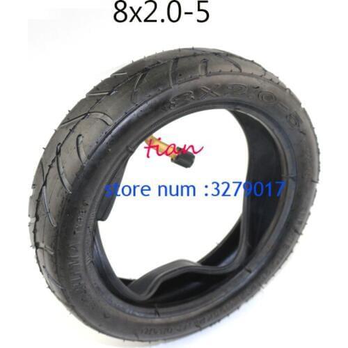 High quality 8X2.0-5 inner tube and tyre for Electric scooter baby trolley 8 inch pneumatic tire 8x2.00-5 tires