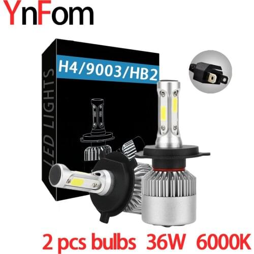 YNFOM LED H4 9003 HB2 is used for low light, high light and fog light position on various Subaru Hyundai Mitsubishi cars