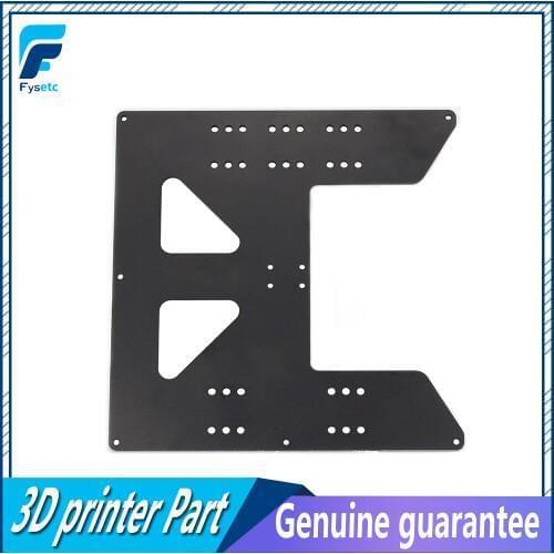 3D Printer Parts Black Upgrade Y Carriage Anodized Aluminum Plate For A8 Hotbed Support For Prusa I3 Anet A8 3D Printers