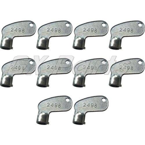 10 PCS 2498 Key 8-94402498 for Isuzu Mitsubishi Kobelco Kawasaki TCM Bomag Magnum Heavy Equipment