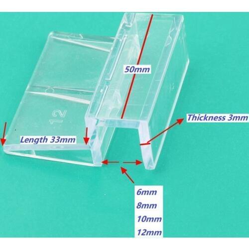 10pcs High Strength Acrylic Bracket Stands For Fish Tank Cover Aquarium Support Holder Home Pets Supplies DIY Fittings