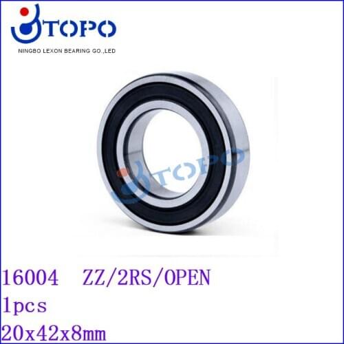 20*42*8mm Deep Groove Ball Bearings16004 ZZ/2RS/OPEN
