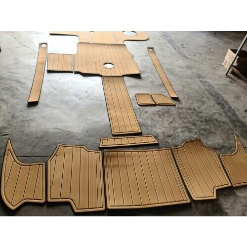 2010 sea ray 270SLX Cockpit swimming platform Pads 1/4" 6mm EVA Teak Decking